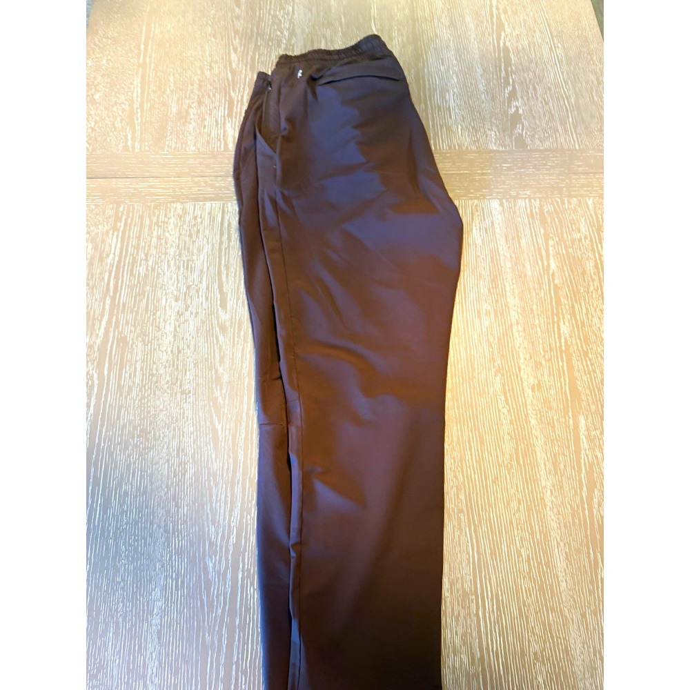 Reebok Men's XL Brown/Maroon Jogger Pants Drawstring Elastic Waist Pockets Knit